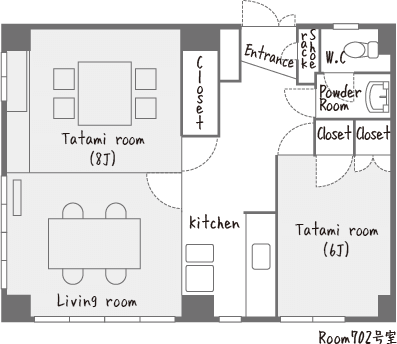 Apartment Room（702）